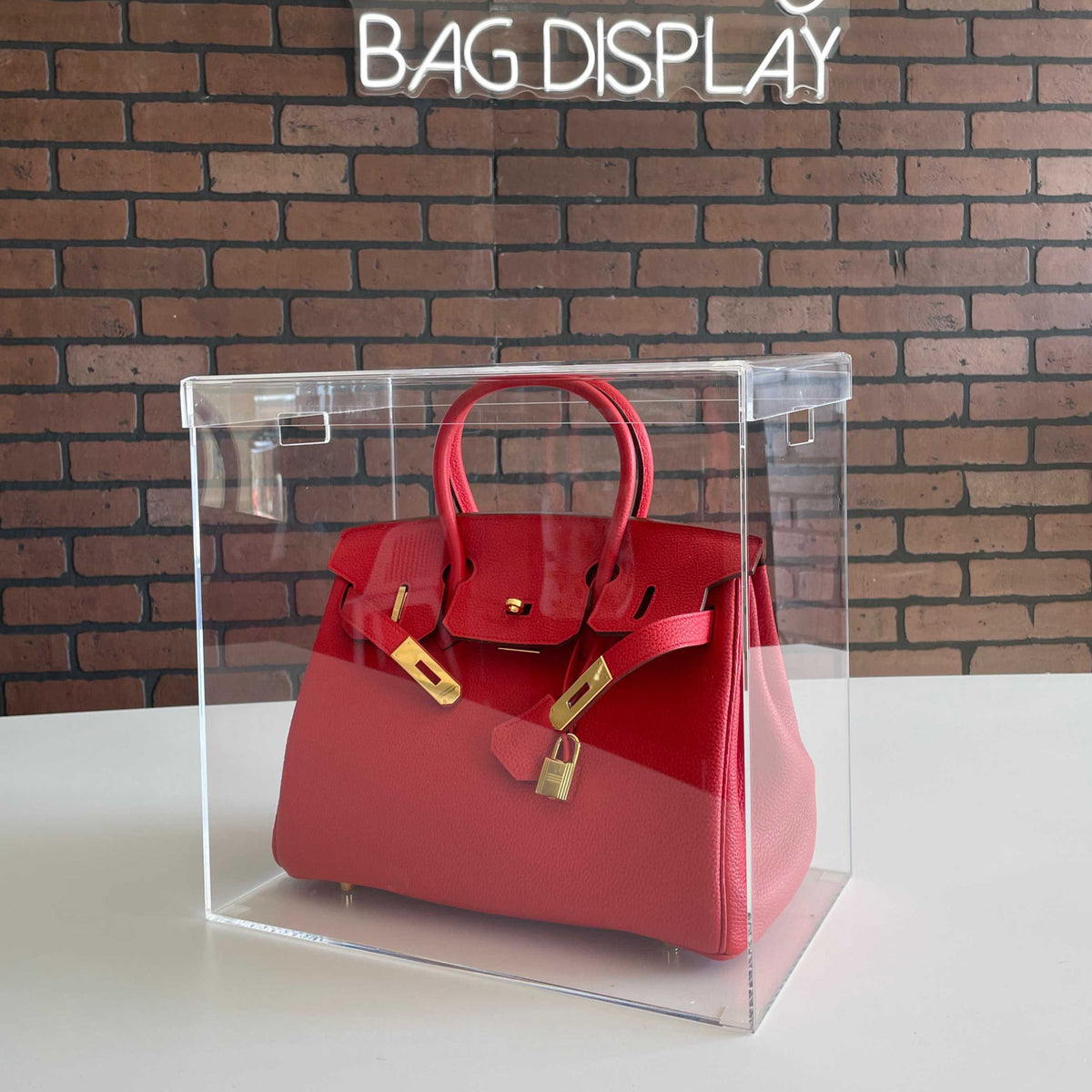 red hermes handbag