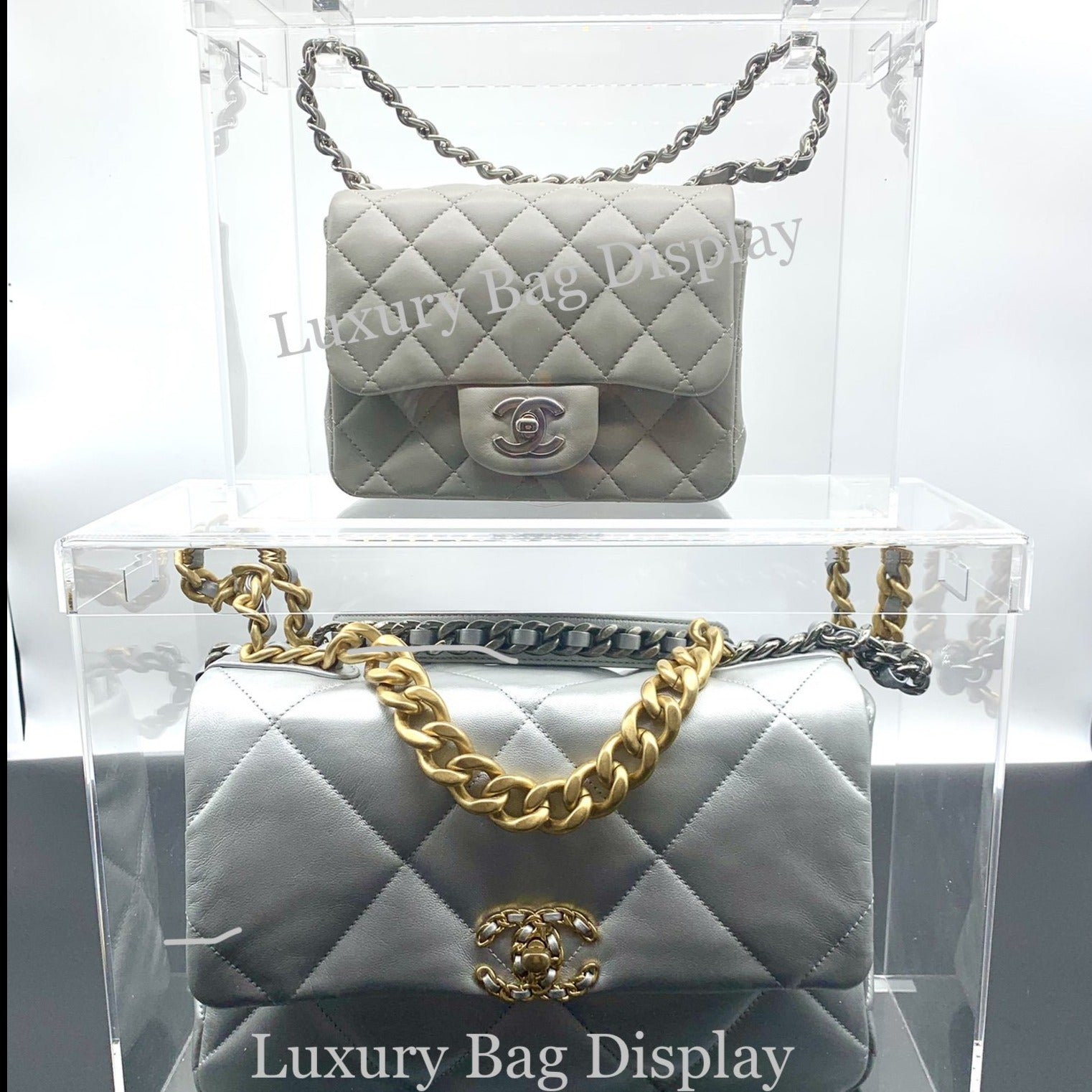 Designer Handbag Storage Case Made for Chanel Flap – Luxury Bag Display