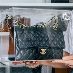 Designer Handbag Storage and Display Case Made for Chanel Flap