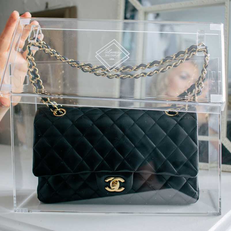 Designer Handbag Storage and Display Case Made for Chanel Flap