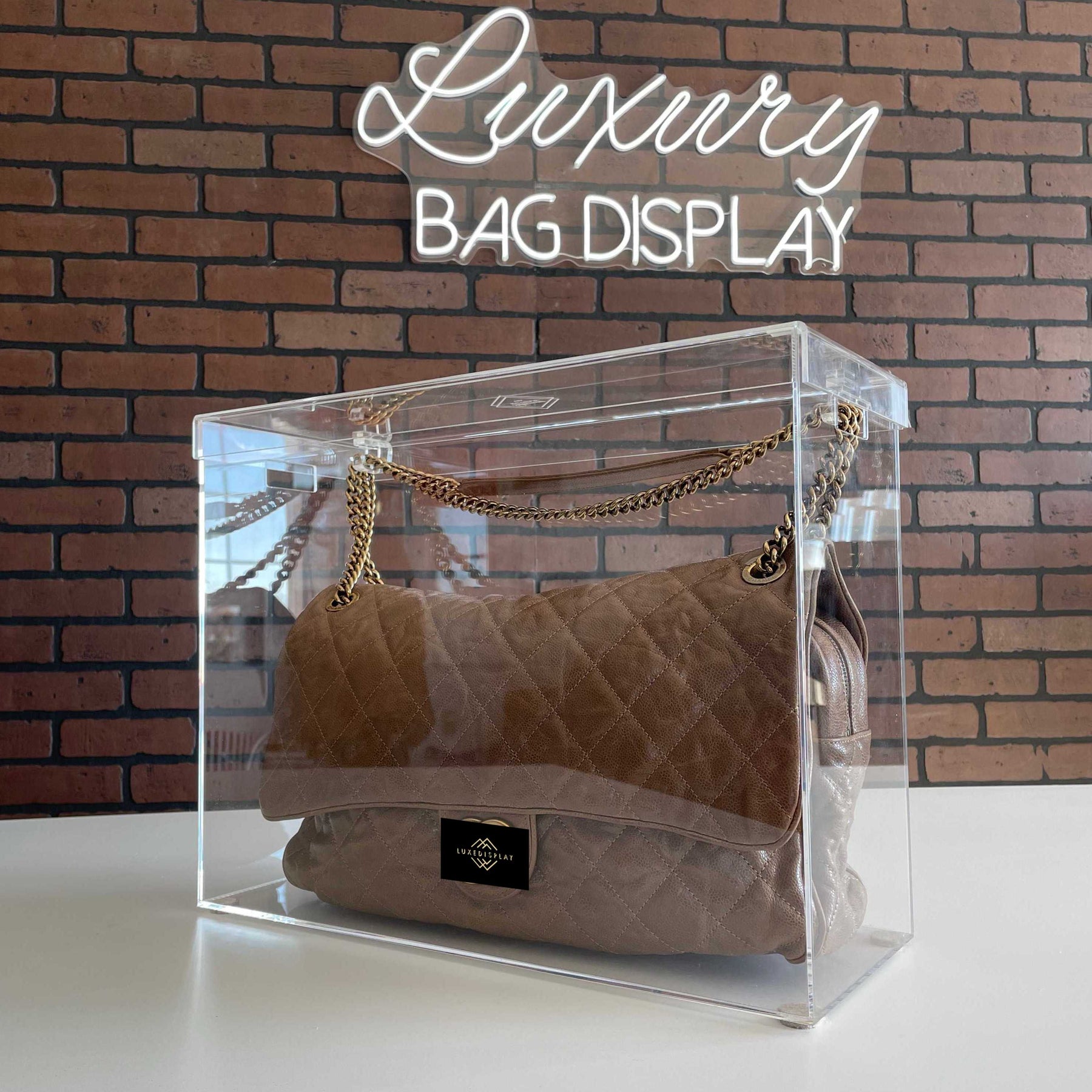 luxury bag display