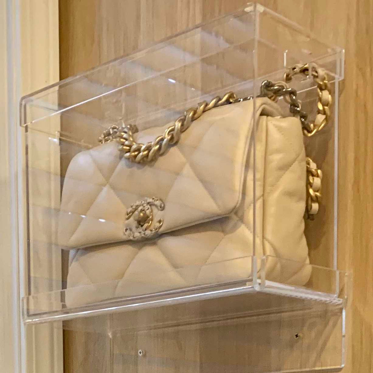Floating Shelf for Luxury Bag Wall Display and Storage Luxury Bag Display