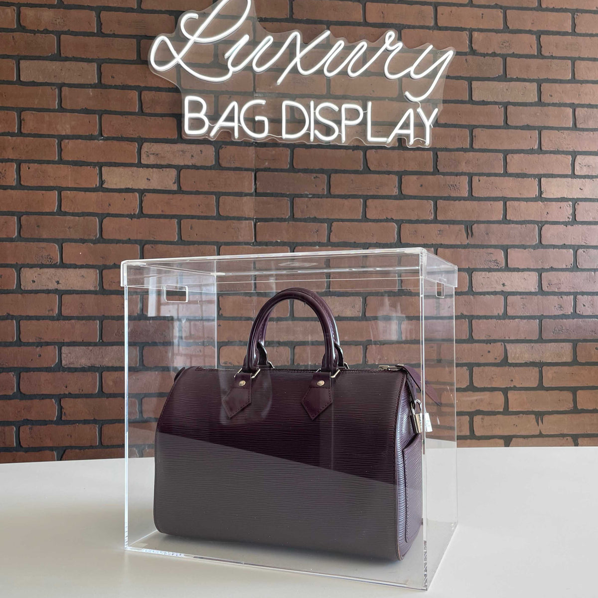 B Medium Display Case – Luxury Bag Display